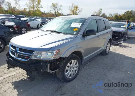 2018 Dodge Journey Se z USA, uszkodzony, nr VIN 3C4PDCAB2JT170000